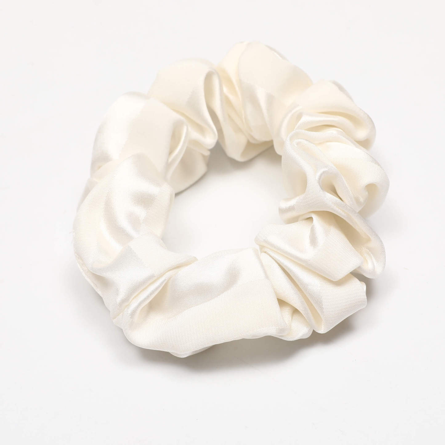 22Momme 4cm Seiden Haargummi mit Streifen – 3er Set