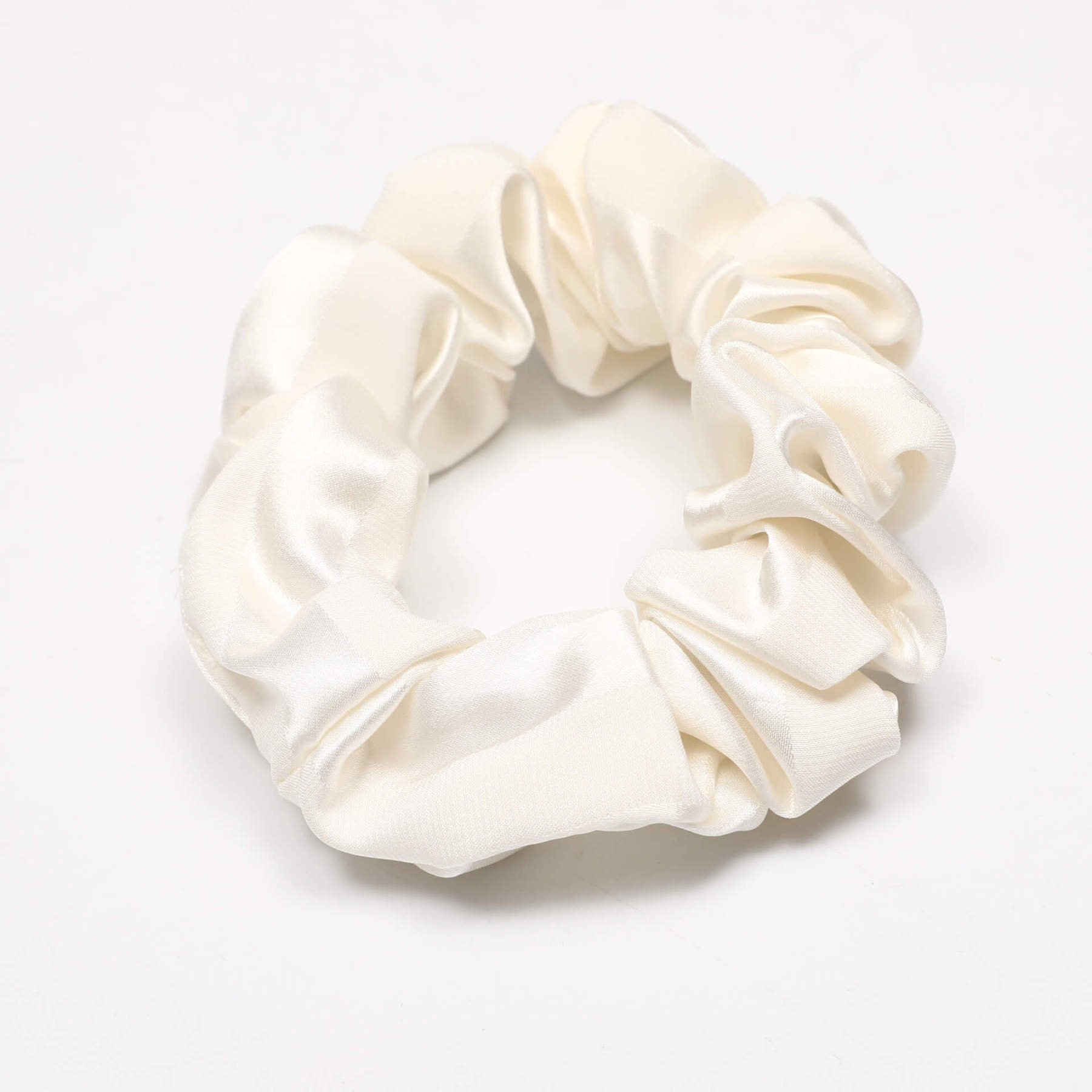 22Momme 4cm Seiden Haargummi mit Streifen – 3er Set