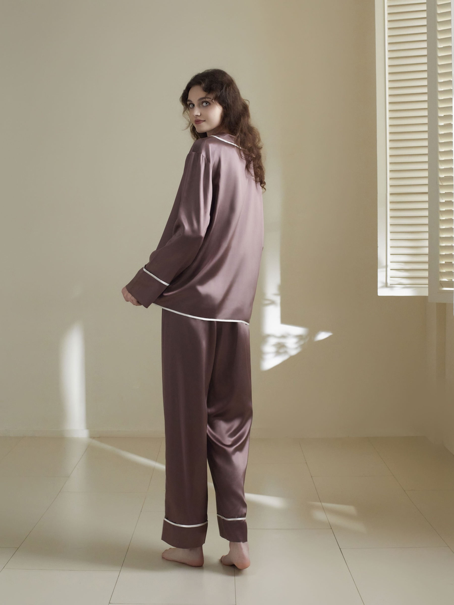 22Momme Silk Double-breasted Pajama Set