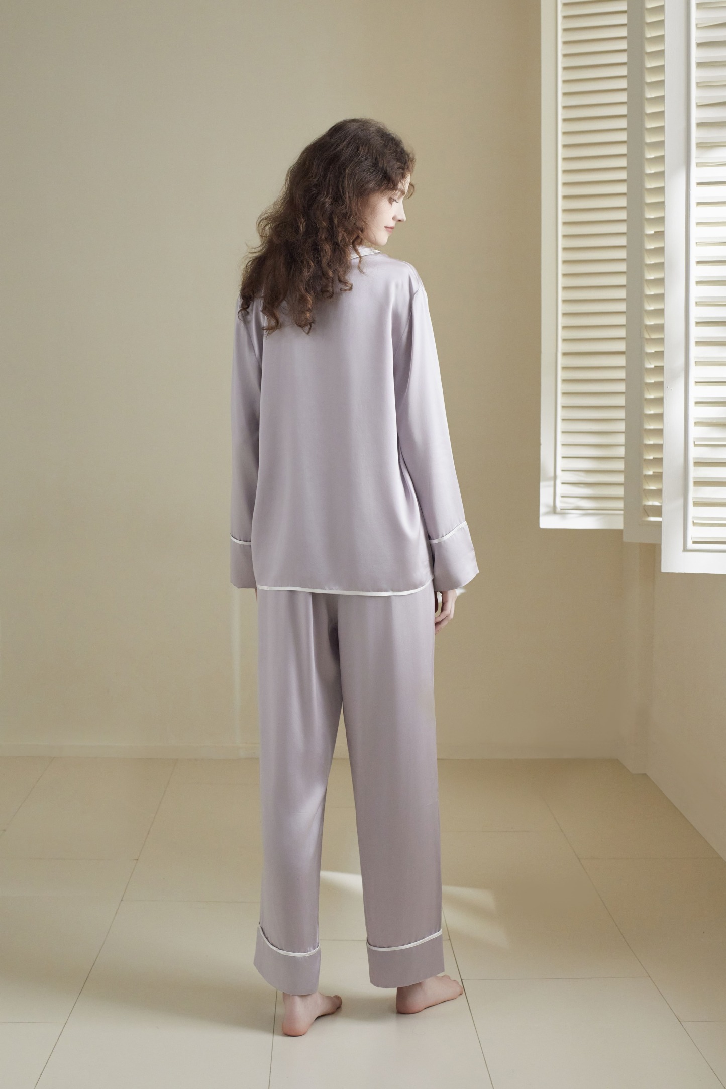 22Momme Silk Double-breasted Pajama Set