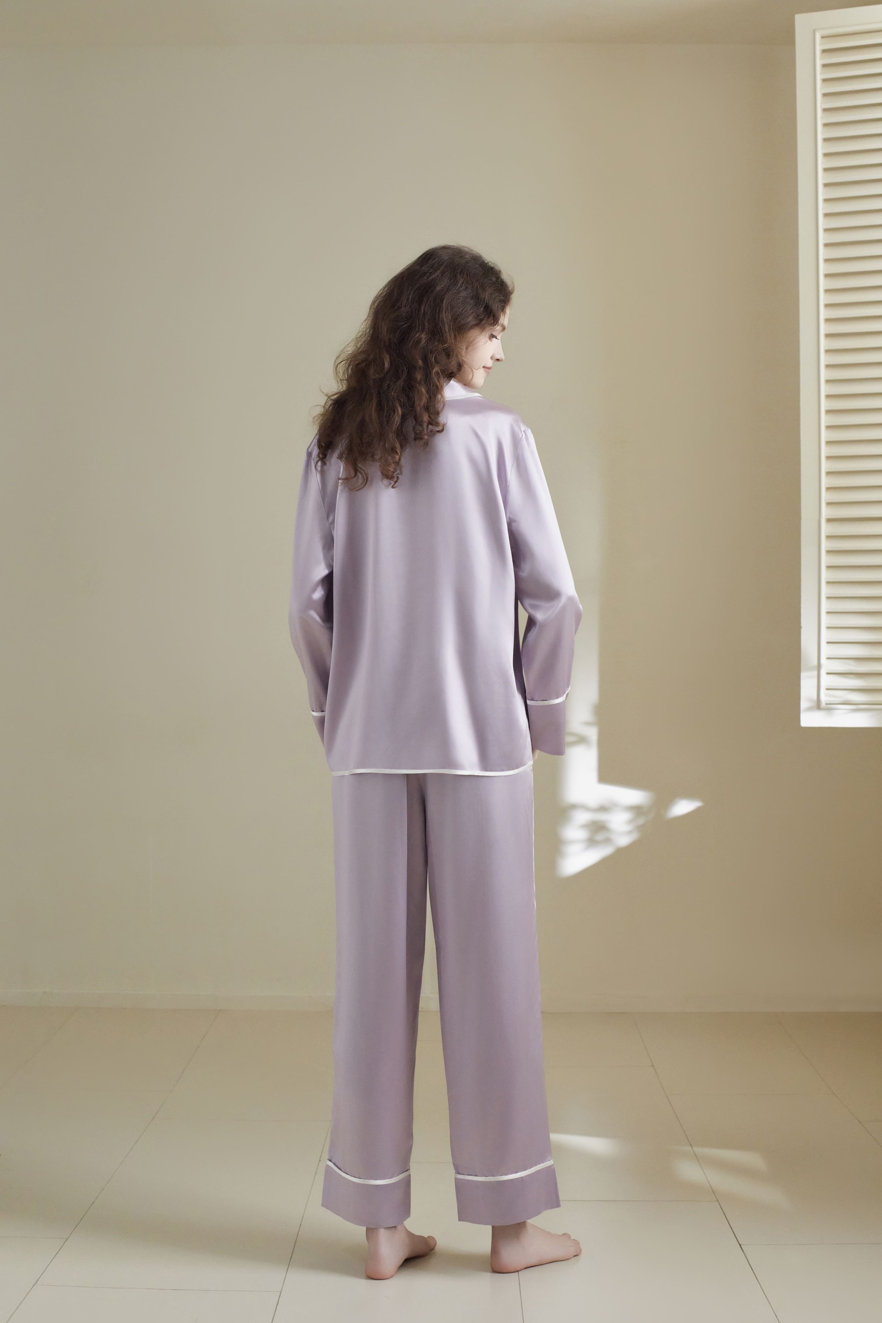 22Momme Silk Double-breasted Pajama Set