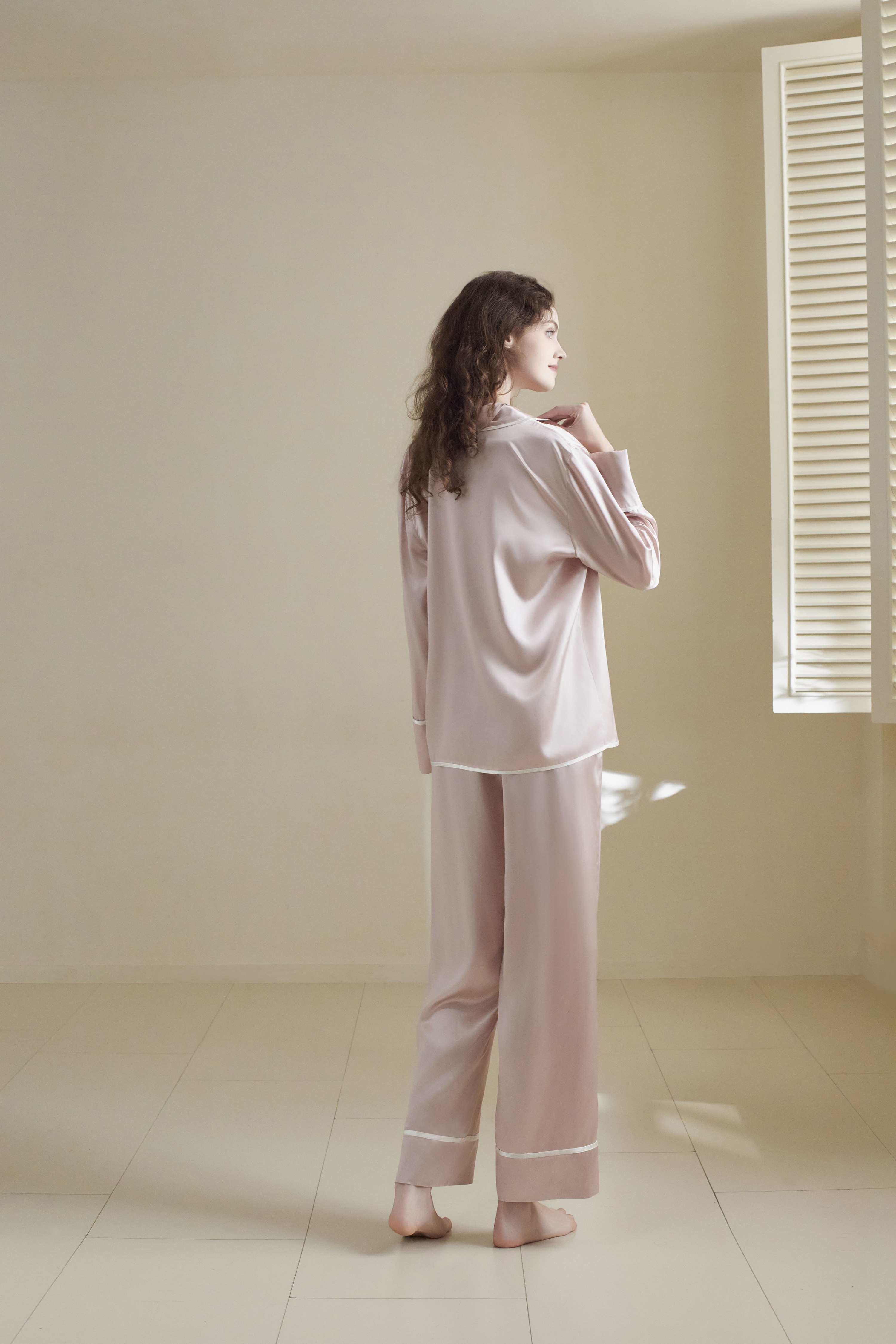 22Momme Silk Double-breasted Pajama Set