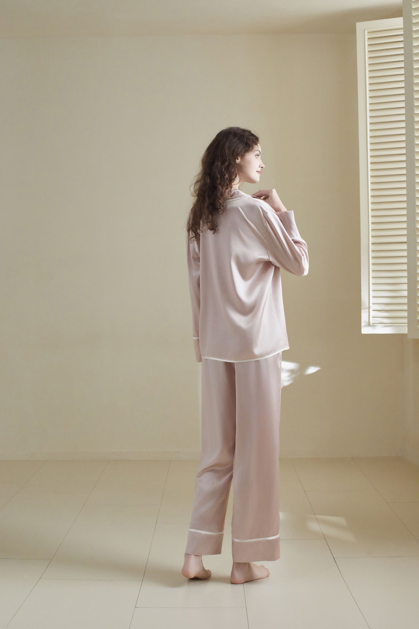 22Momme Silk Double-breasted Pajama Set