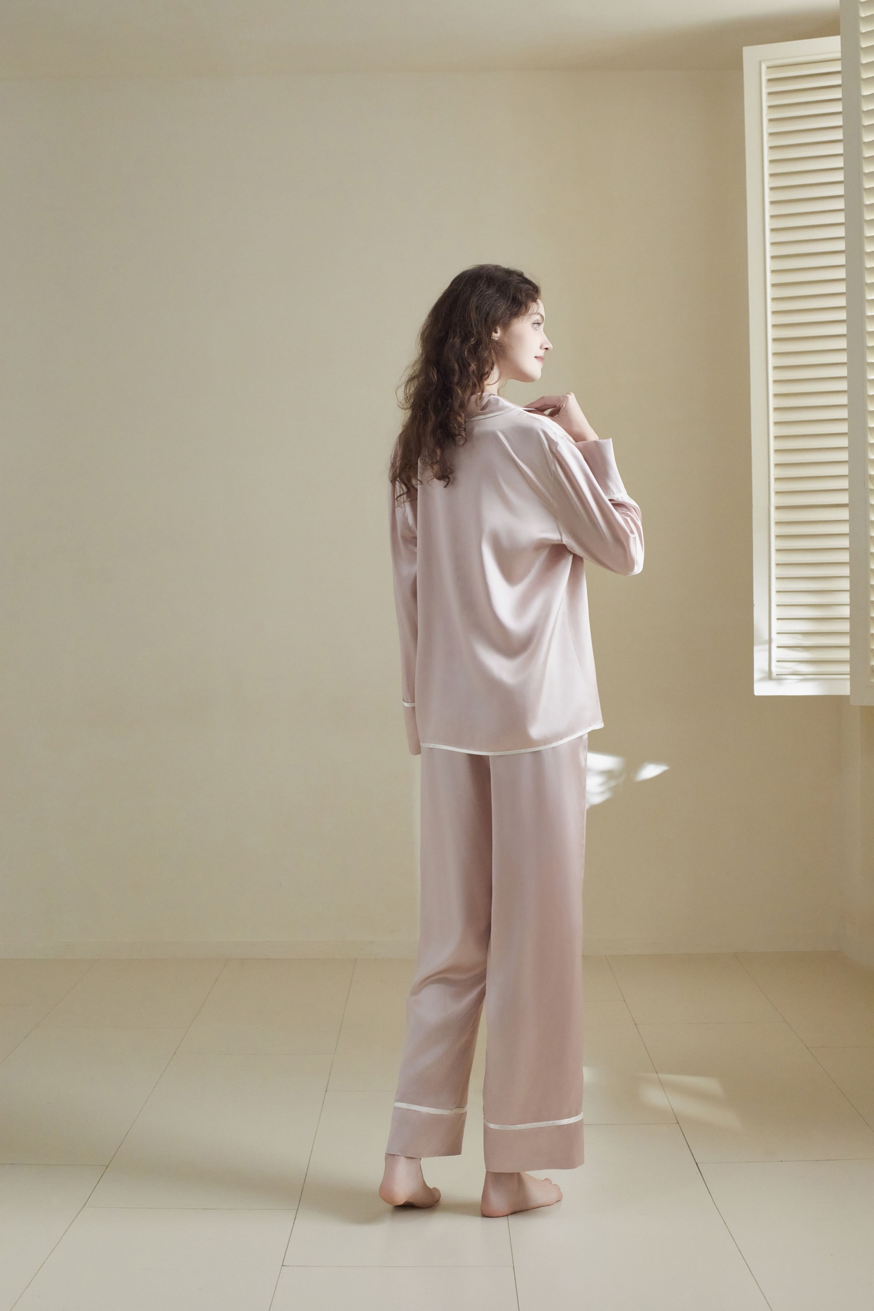 22Momme Silk Double-breasted Pajama Set