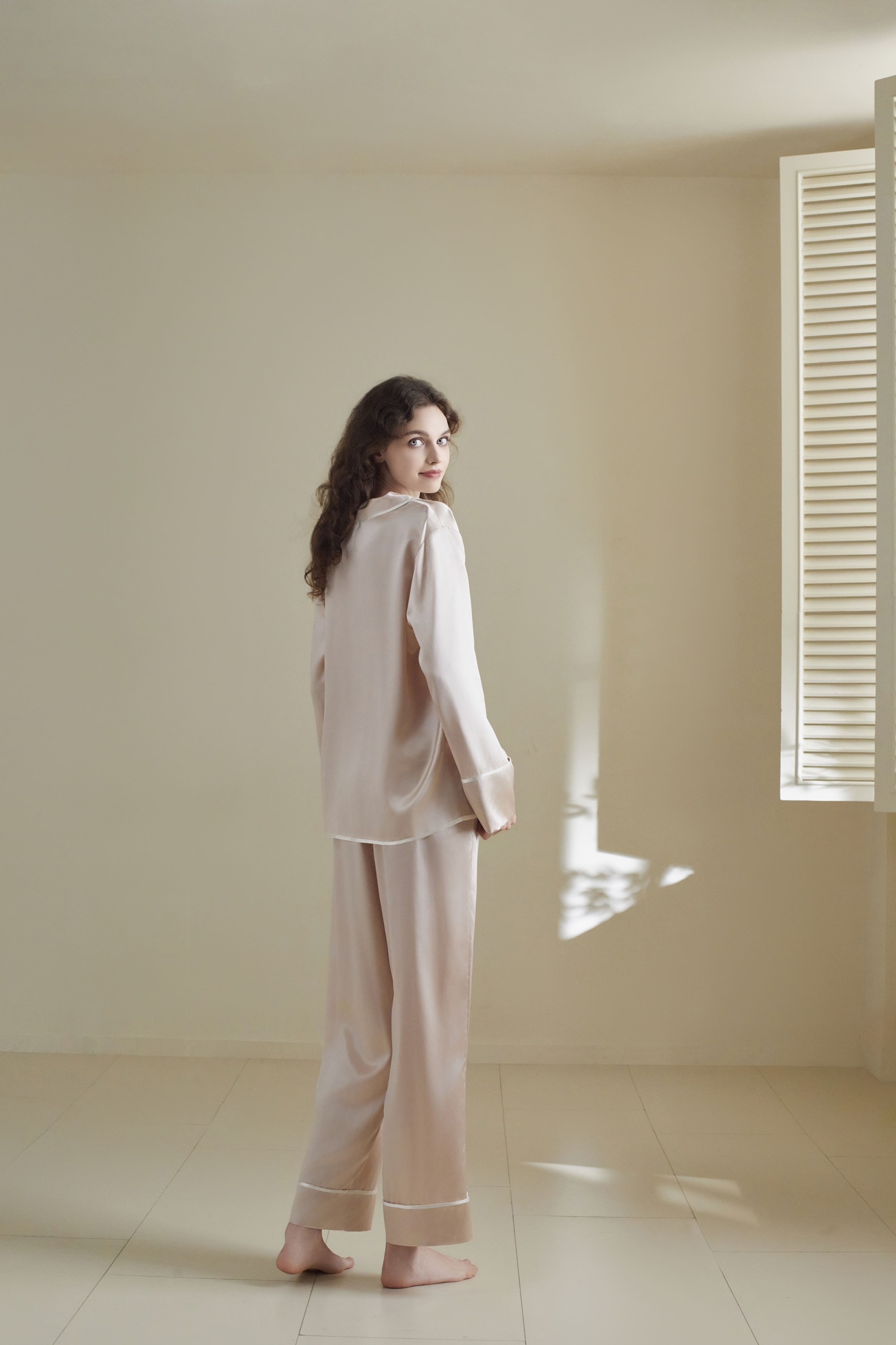 22Momme Silk Double-breasted Pajama Set