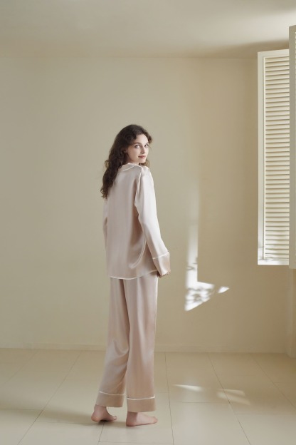 22Momme Silk Double-breasted Pajama Set