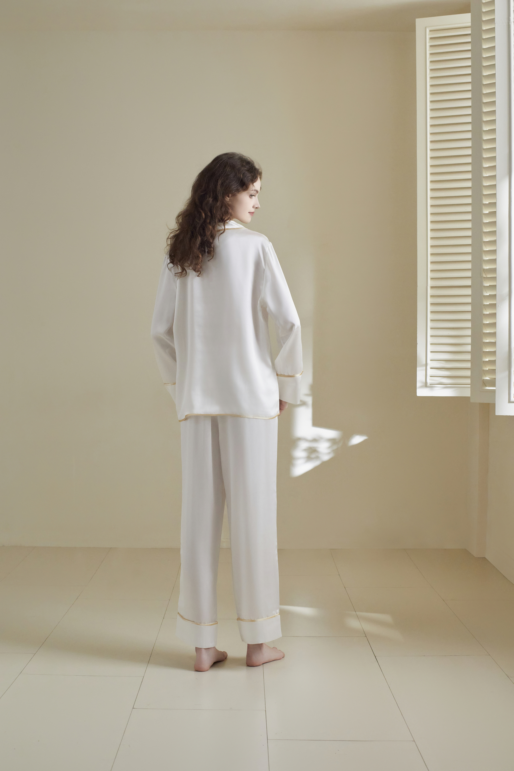 22Momme Silk Double-breasted Pajama Set