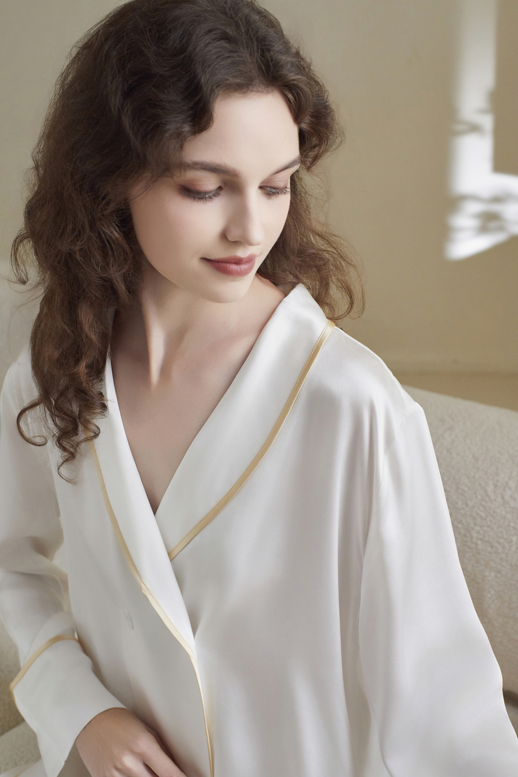 22Momme Silk Double-breasted Pajama Set