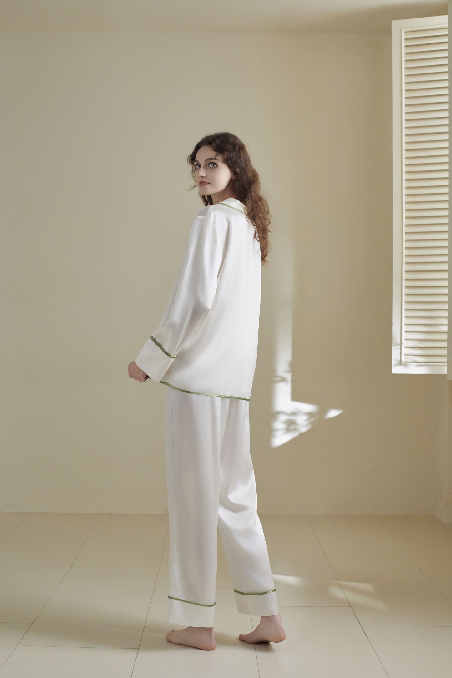 22Momme Silk Double-breasted Pajama Set