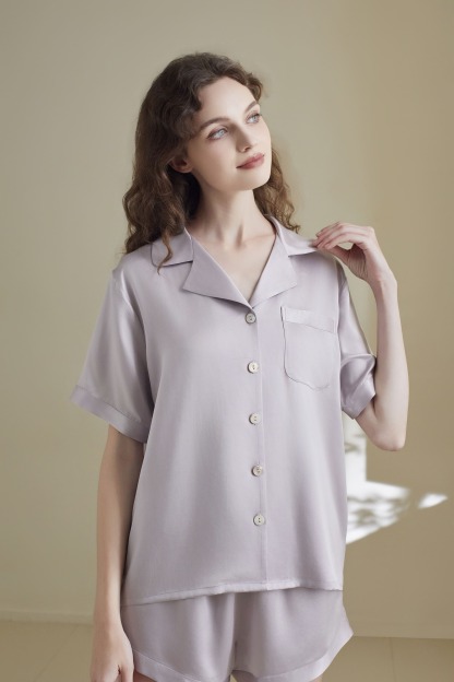 19 Momme Sandwash Kurzarm-Set