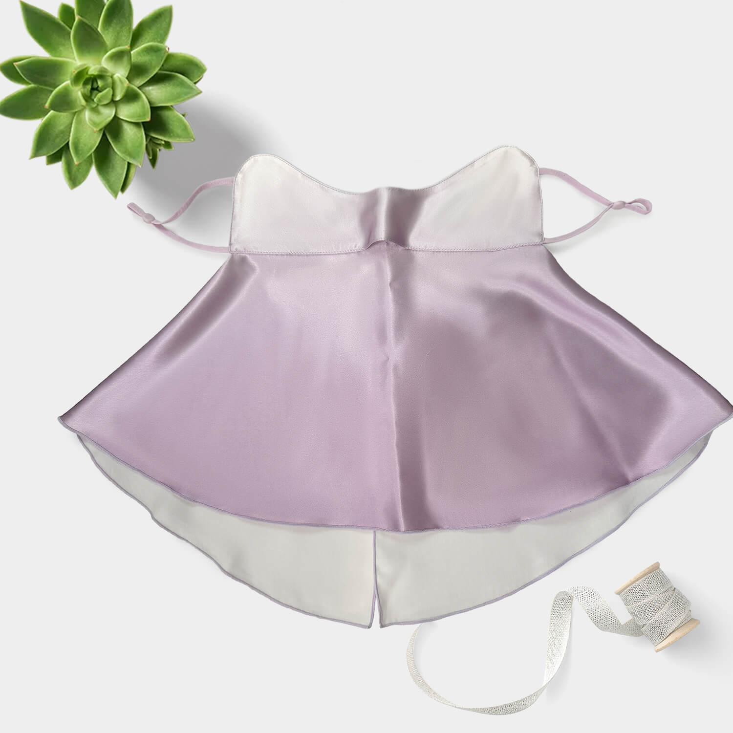 Halbdeckende Sonnenschutzmaske aus Seide 22Momme