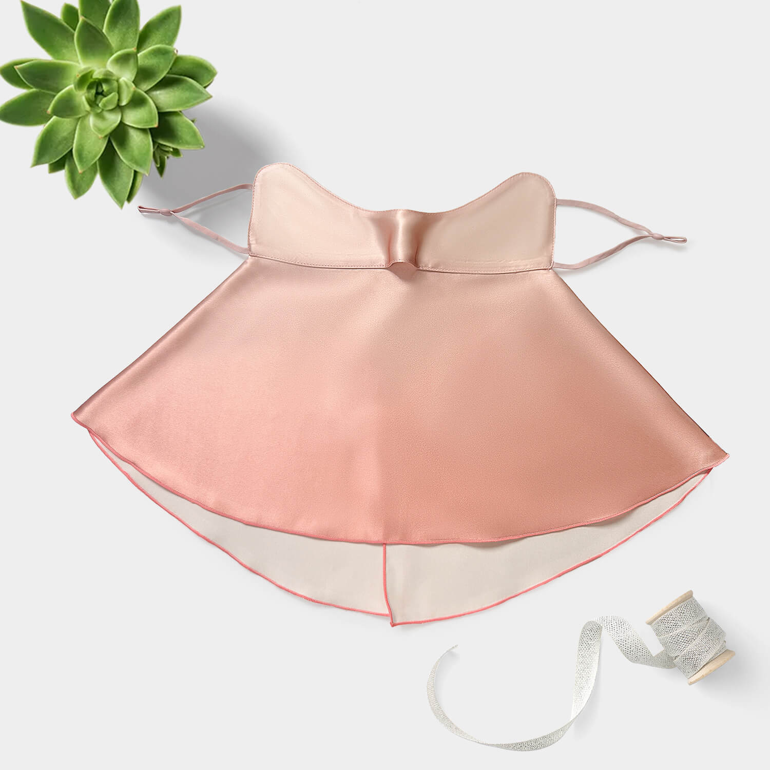 Halbdeckende Sonnenschutzmaske aus Seide 22Momme