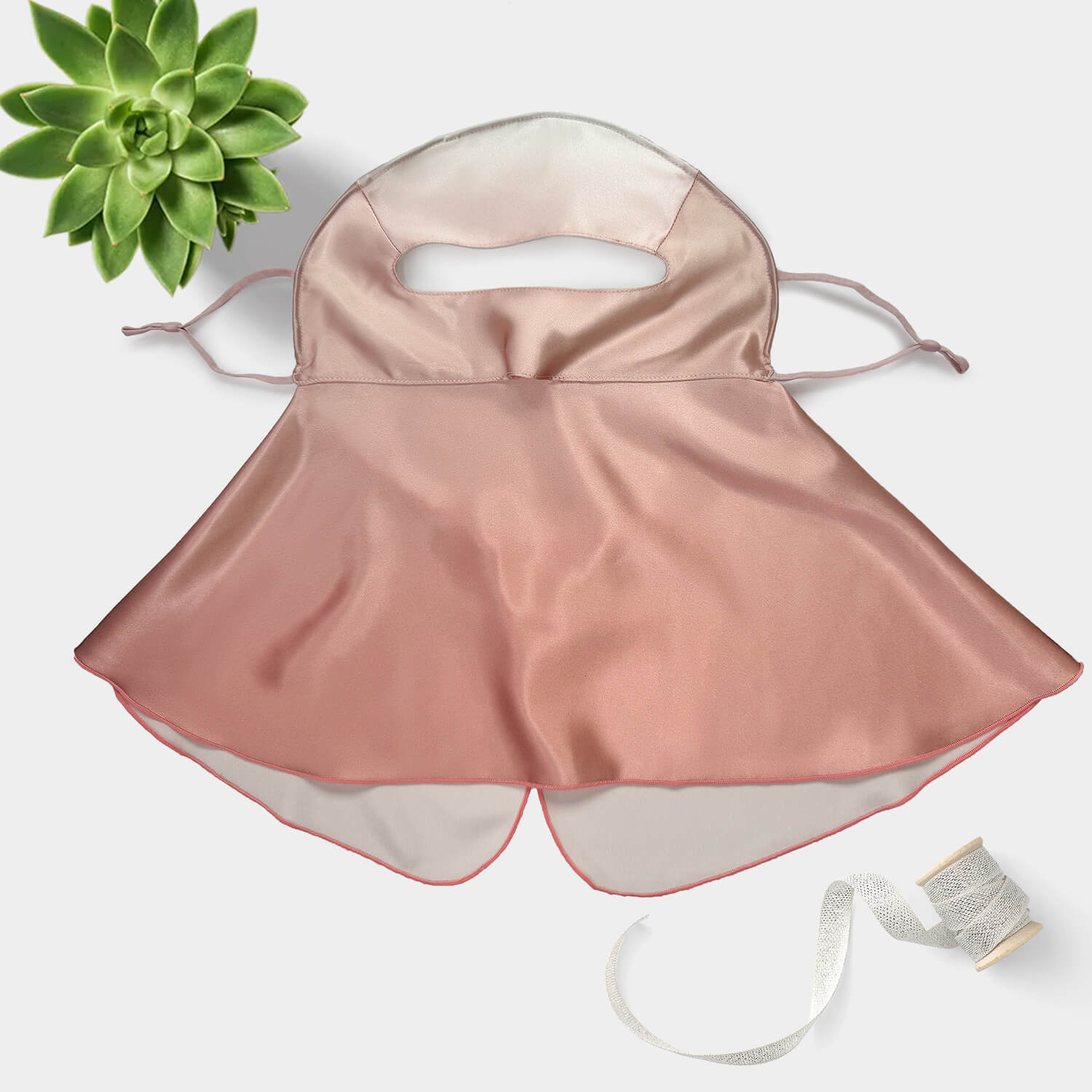 Sonnenschutzmaske aus Seide 22Momme – Mit formgebendem Draht