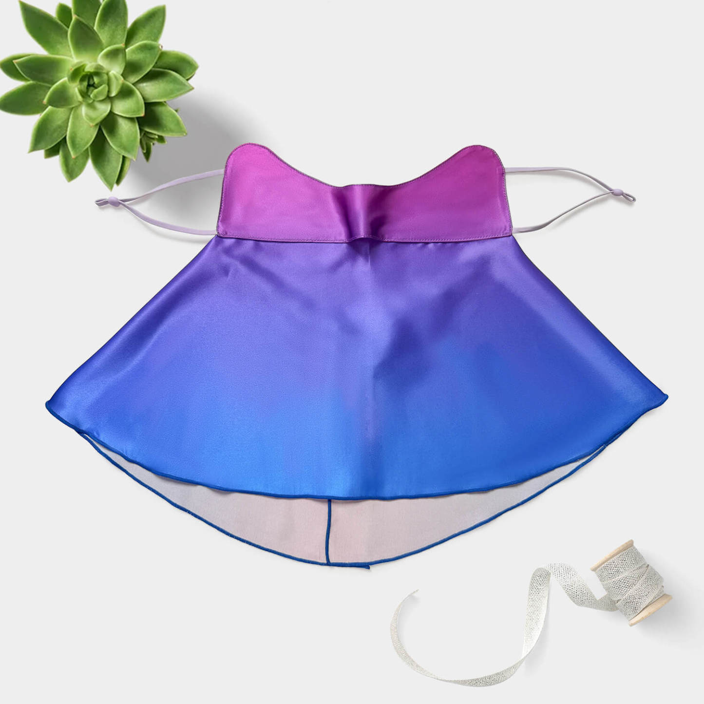 Halbdeckende Sonnenschutzmaske aus Seide 22Momme