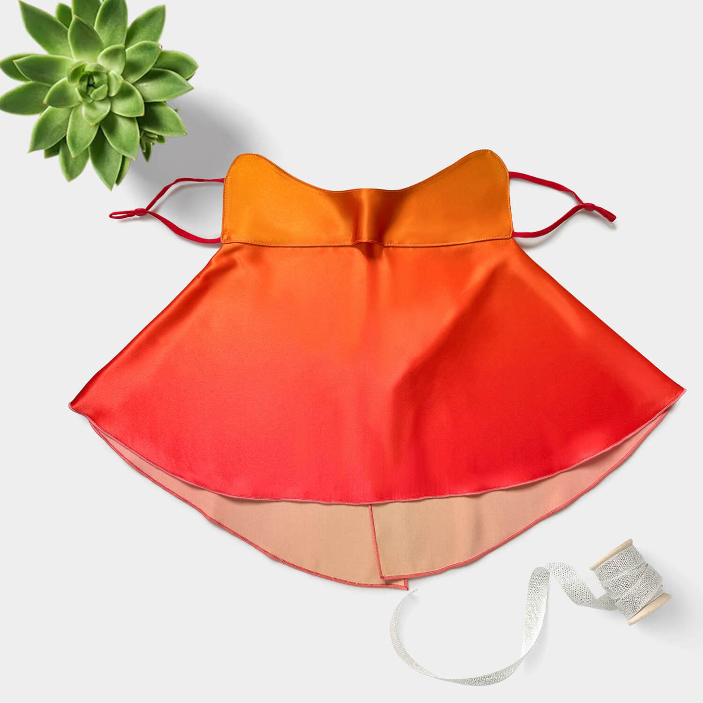 Halbdeckende Sonnenschutzmaske aus Seide 22Momme