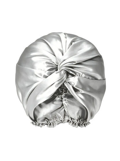22Momme Seiden-Schlafhaube – Doppelseitig