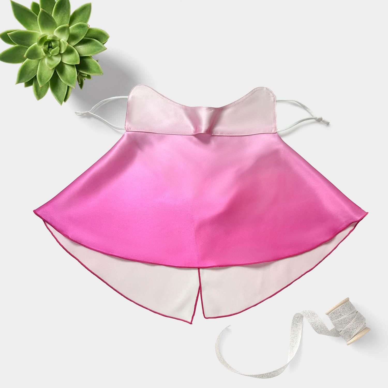 Halbdeckende Sonnenschutzmaske aus Seide 22Momme