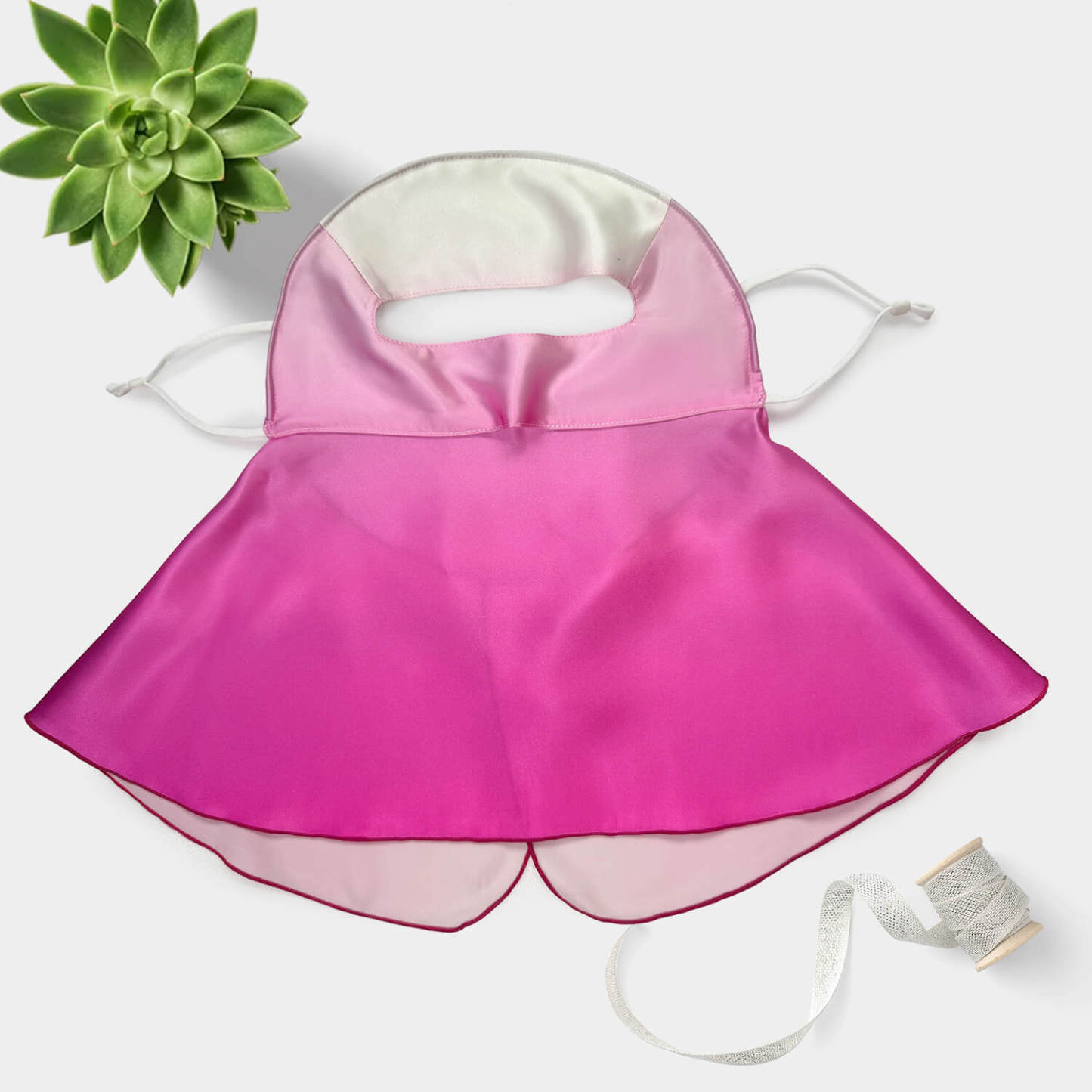 Sonnenschutzmaske aus Seide 22Momme – Mit formgebendem Draht