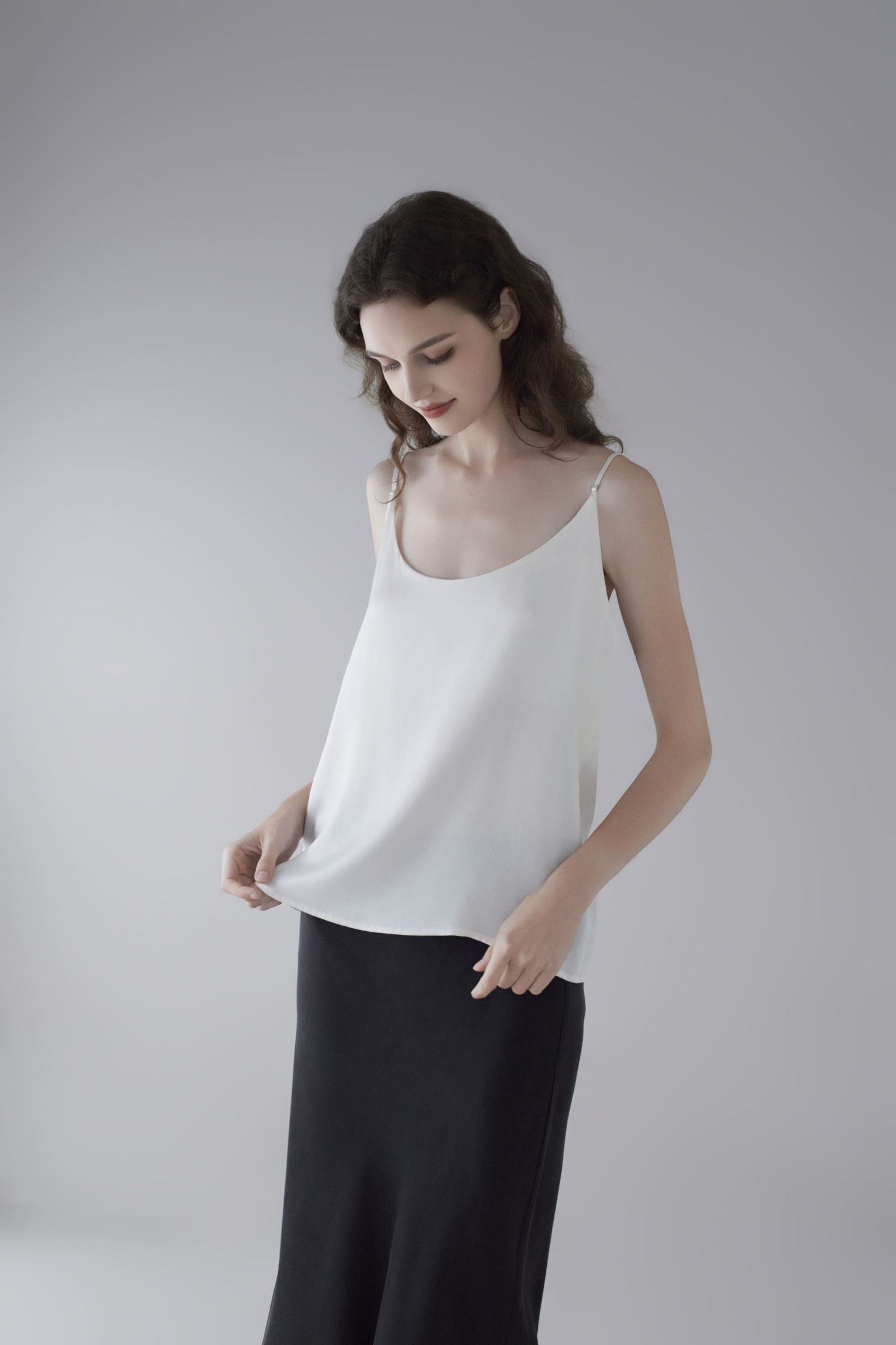 19Momme Maschinenwaschbares Seidenhemd