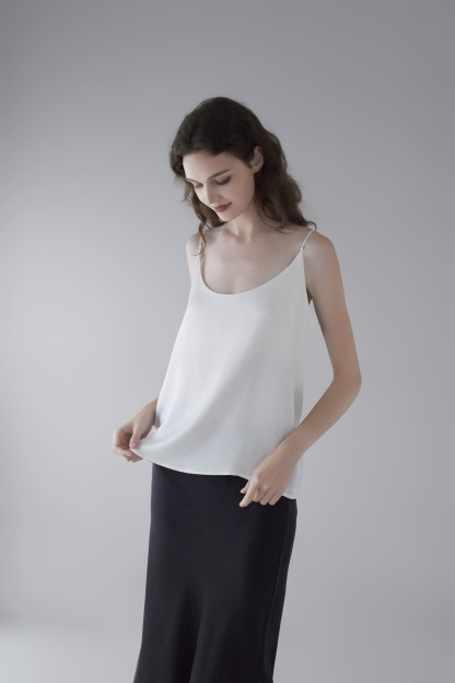 19Momme Maschinenwaschbares Seidenhemd