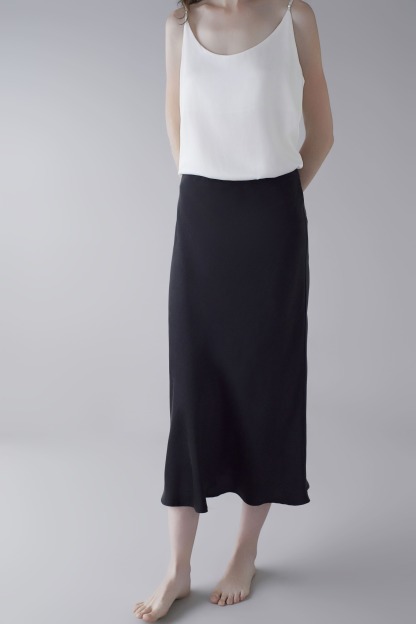19Momme Sandwashed Silk Skirt