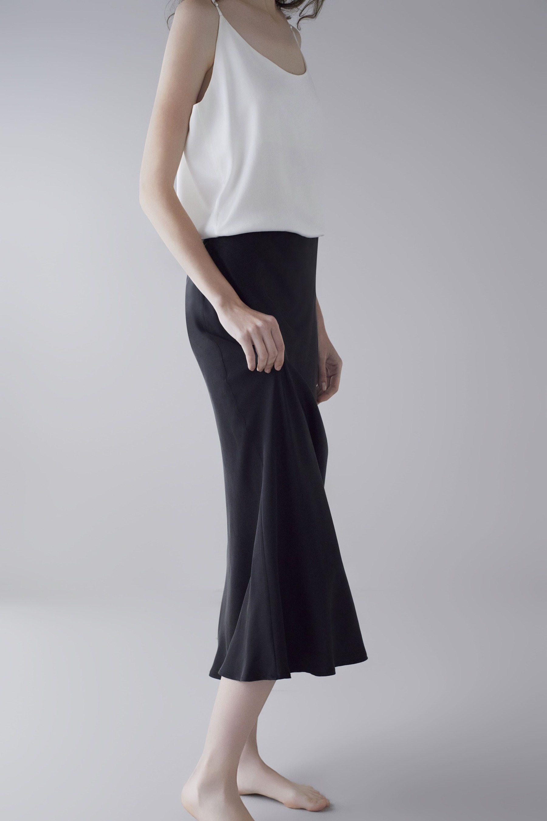 19Momme Sandwashed Silk Skirt