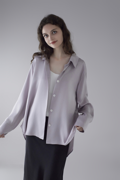 19momme Damen Seidenbluse