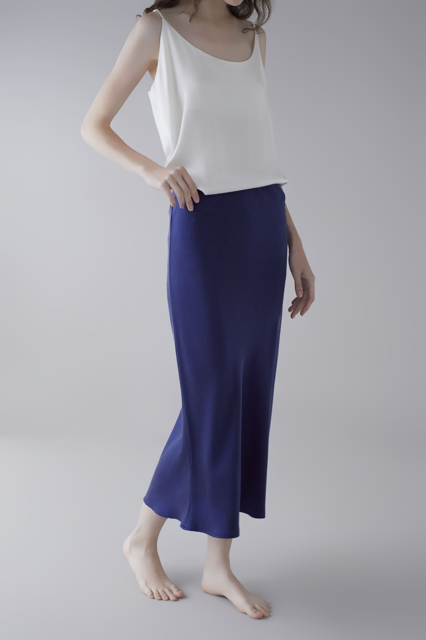 19Momme Sandwashed Silk Skirt