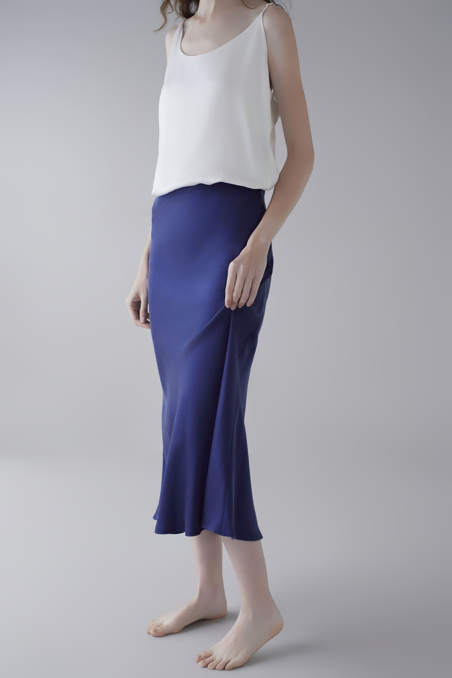 19Momme Sandwashed Silk Skirt