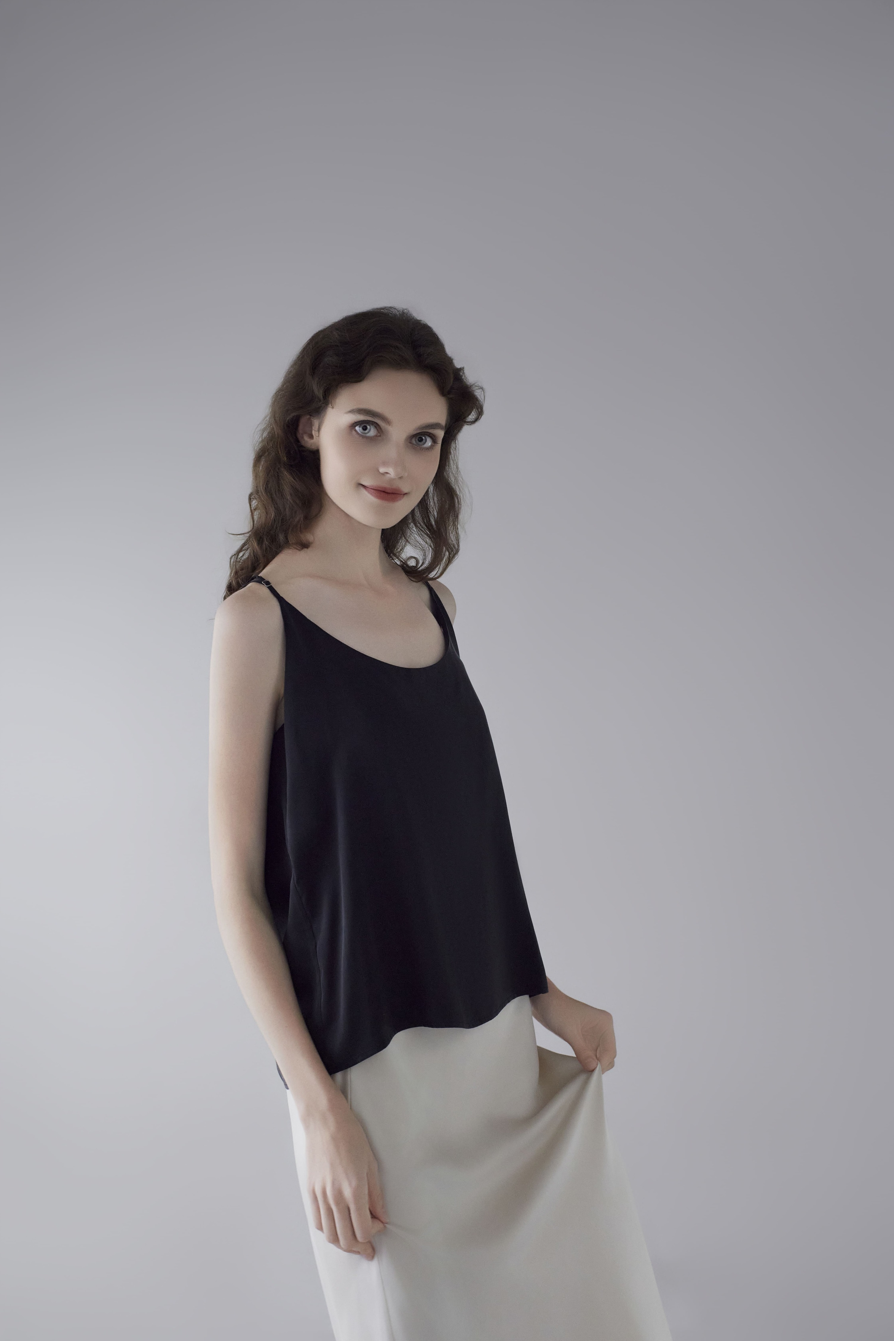 19Momme Maschinenwaschbares Seidenhemd