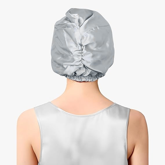 22Momme Seiden-Schlafhaube – Doppelseitig