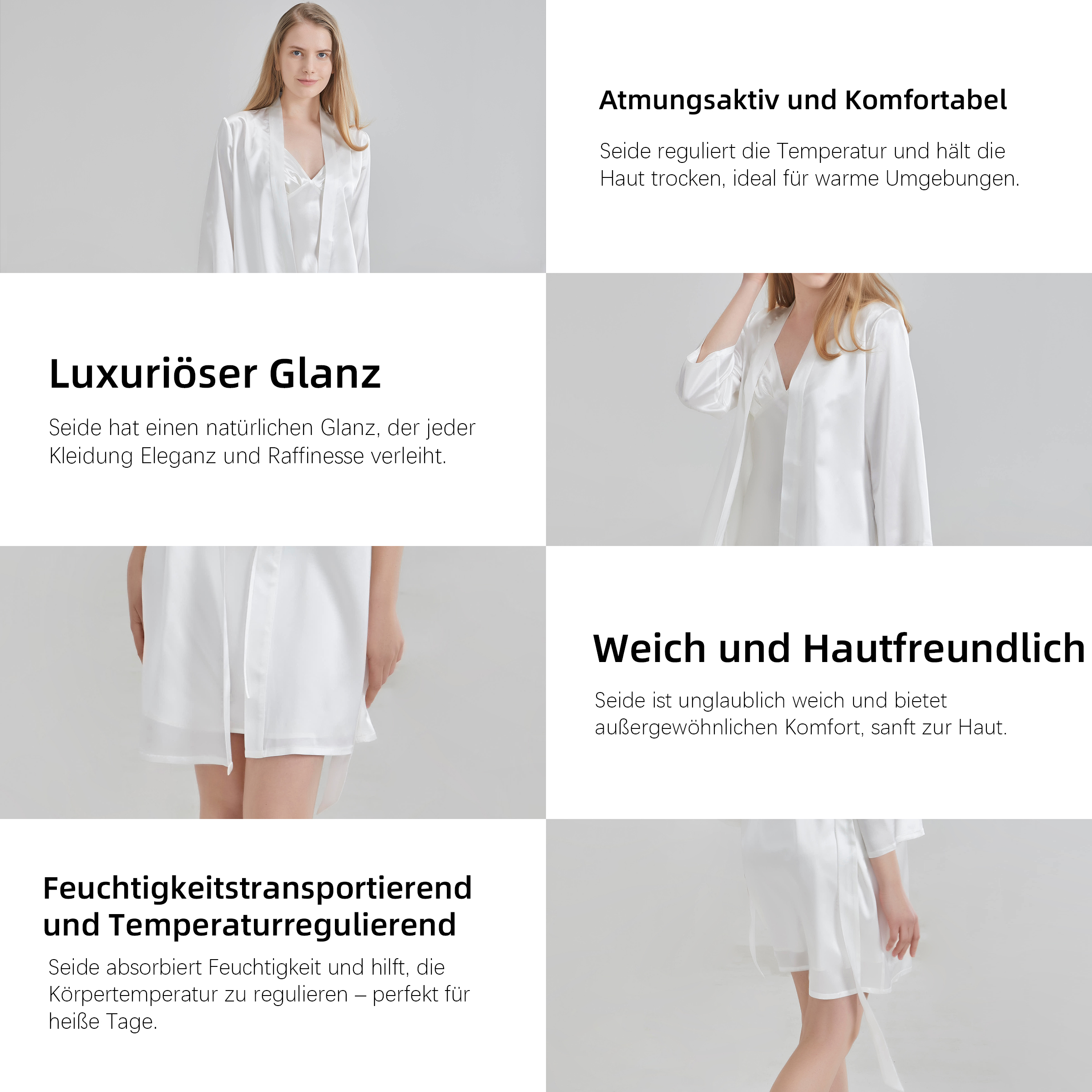 طقم حرير نسائي 22 موميه: تنورة وروب