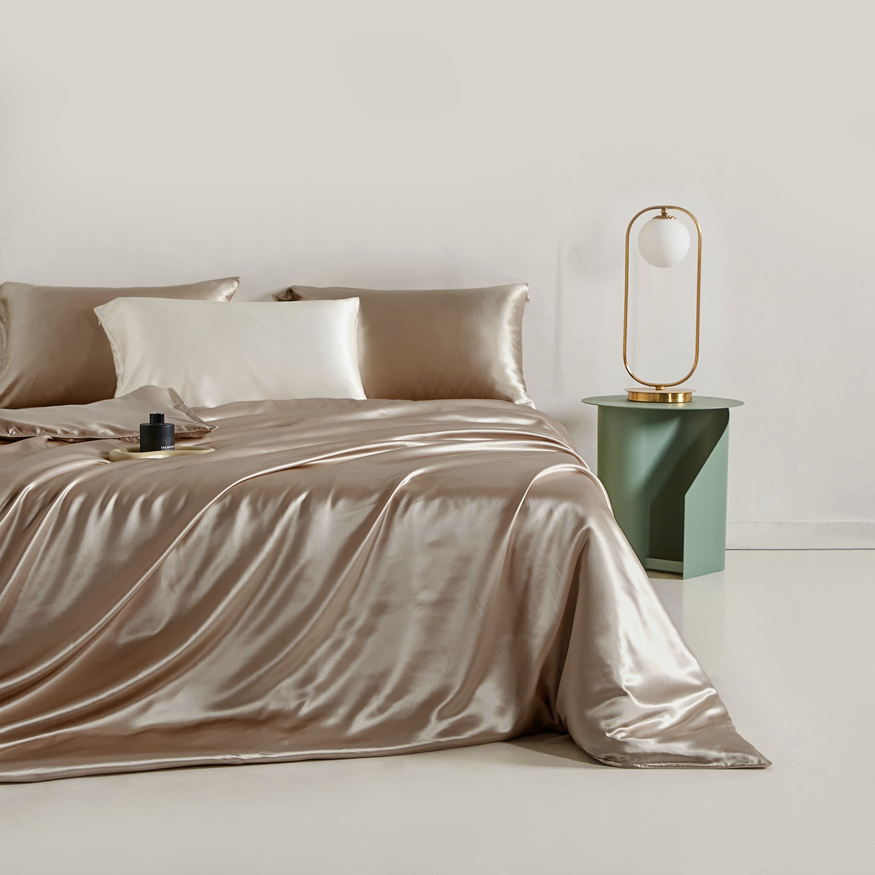 100% Mulberry Silk Bedding Set Queen King Duvet Cover Flat Sheet Pillowcase Bed Set Fitted Sheet 22 Momme