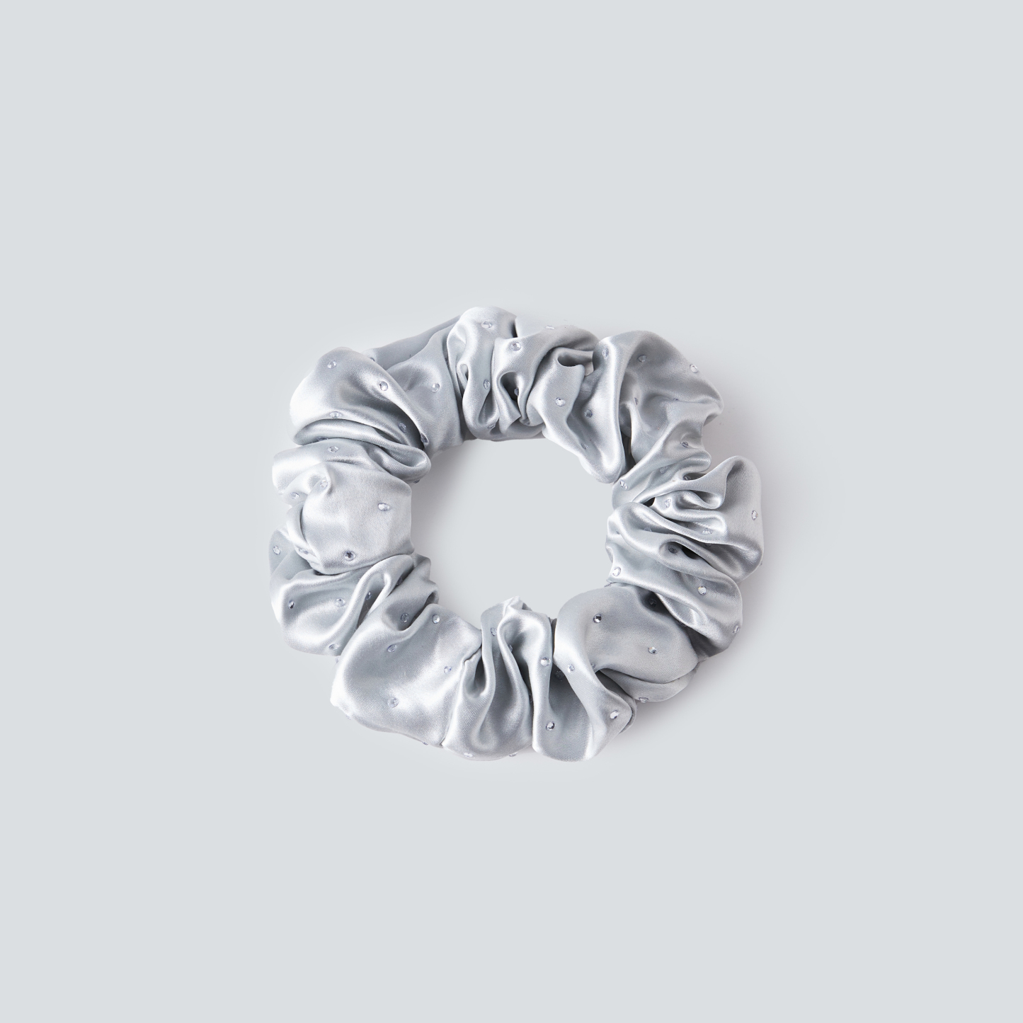 22 Momme Diamantbesetzte Seiden-Haarreifen, 3 Stück in der gleichen Farbe