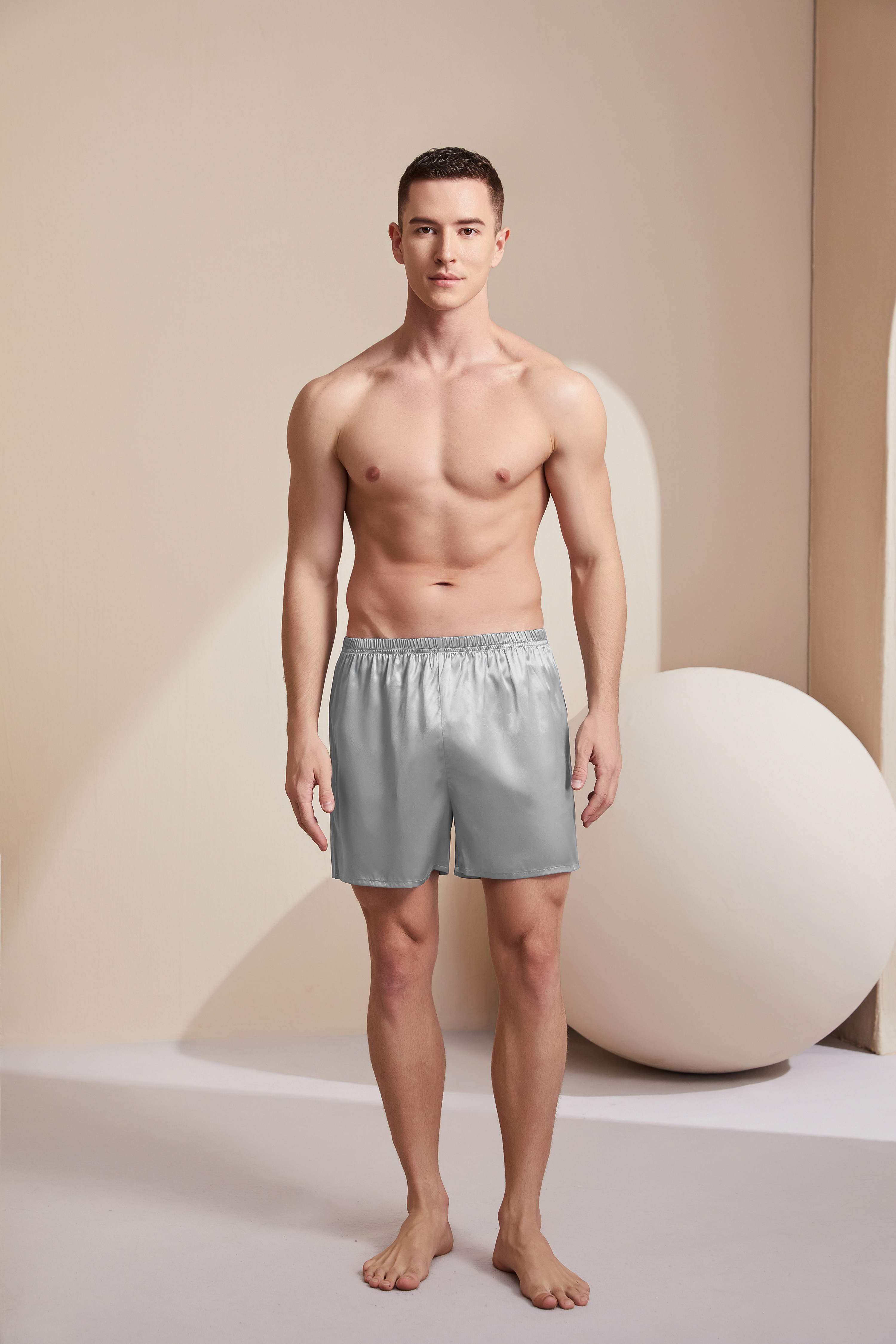 22MM Seide Herren-Shorts