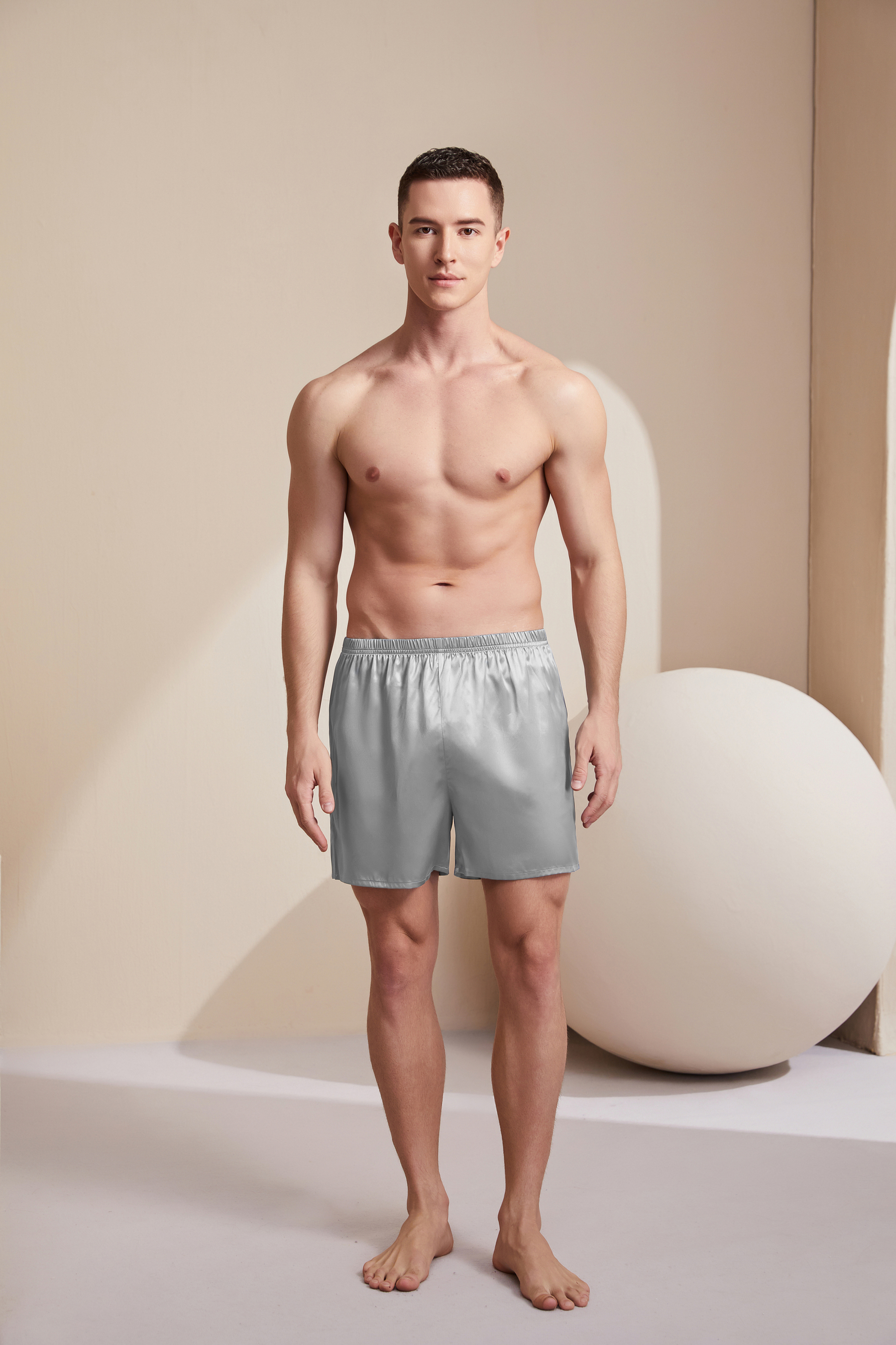 22MM Seide Herren-Shorts