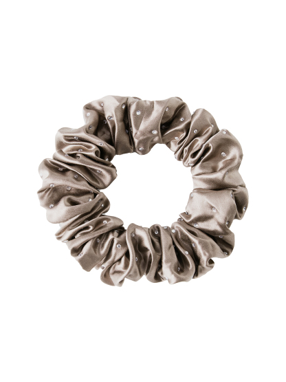 22 Momme 100% Mulberry Silk Hair Scrunchies, Solid Color, 3-Pack