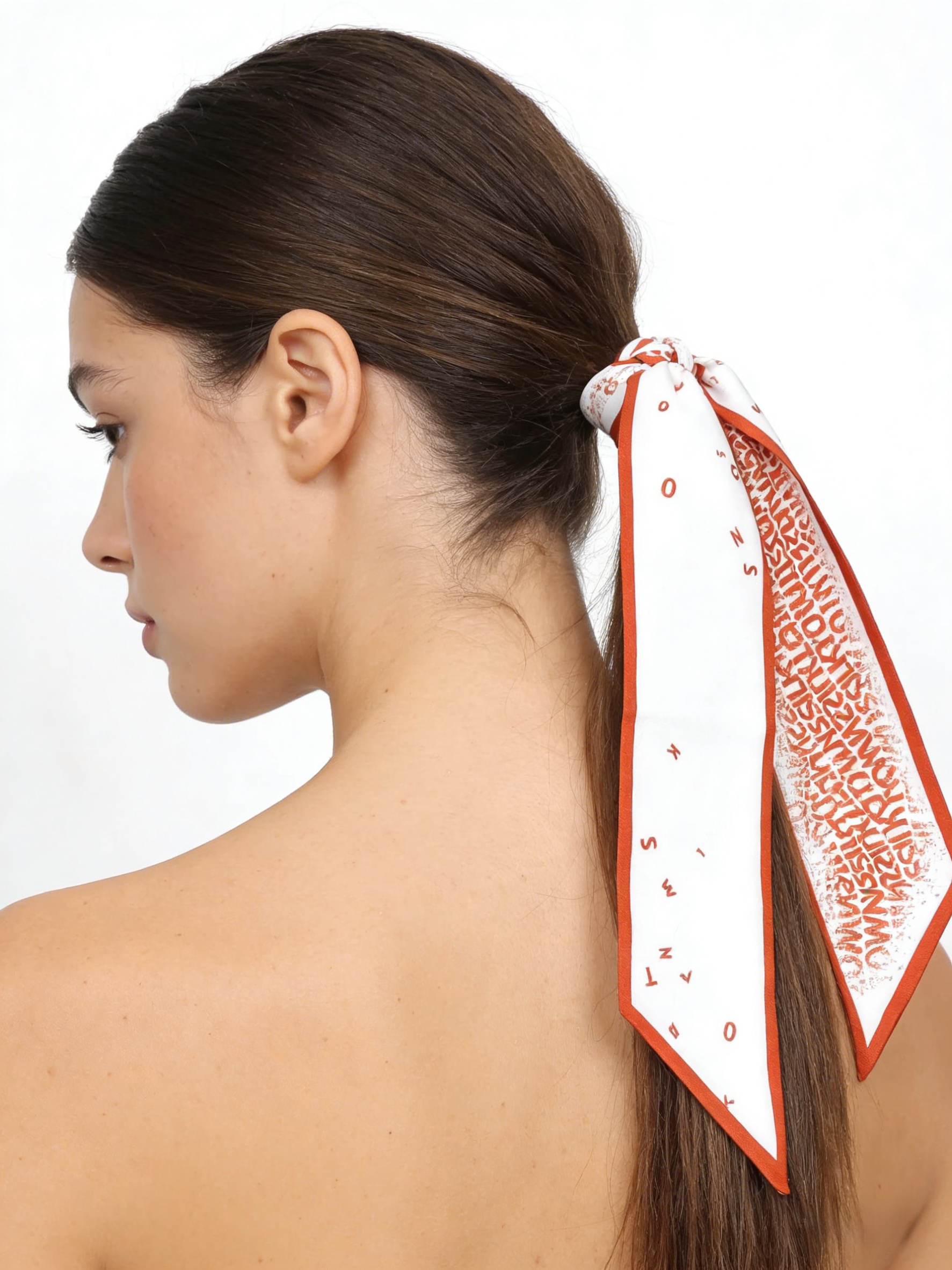 12Momme Seidenband – TOWNSSILK Kulturmuster 93×7 cm