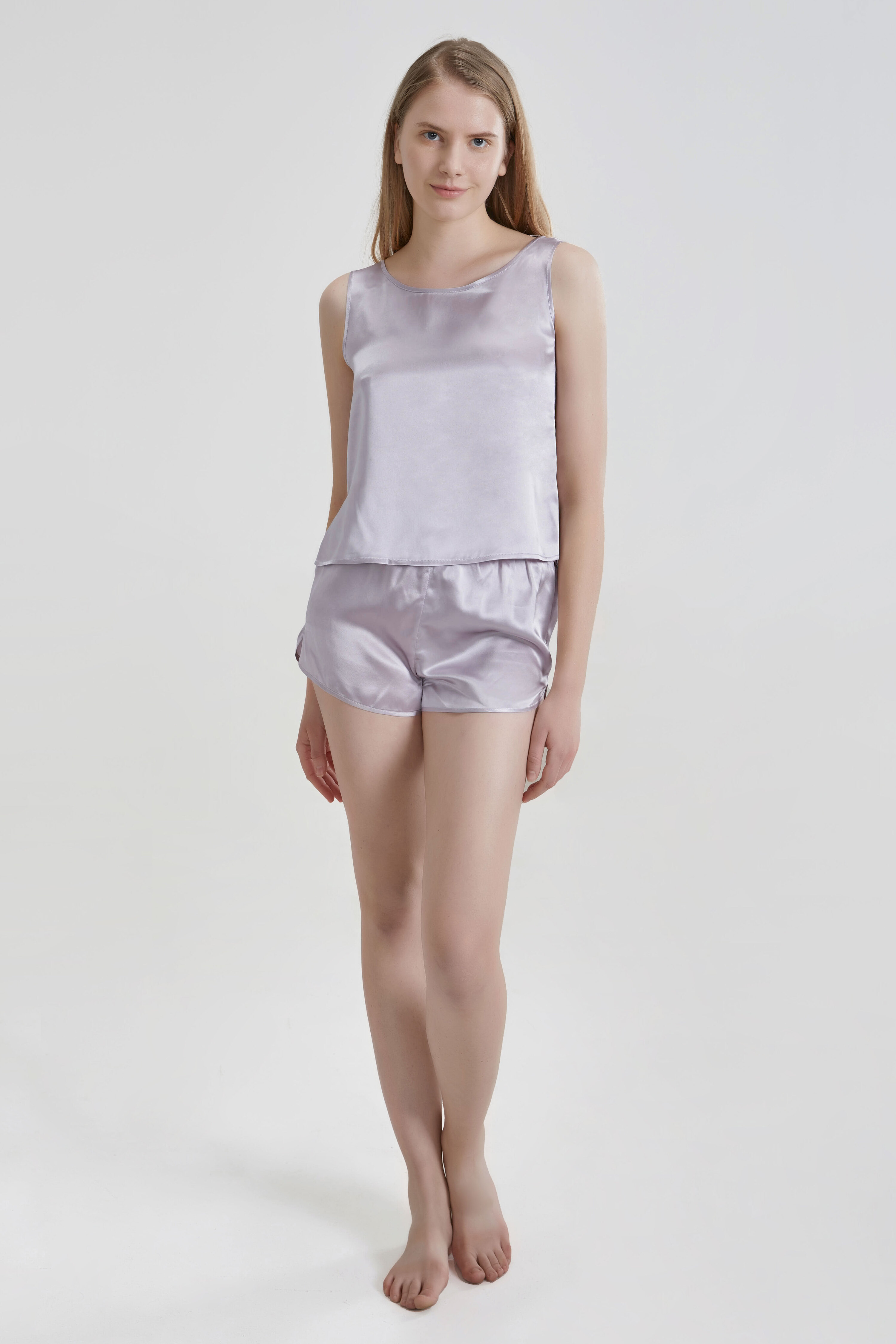 Shorts en 19 momme pour le gilet Ensemble