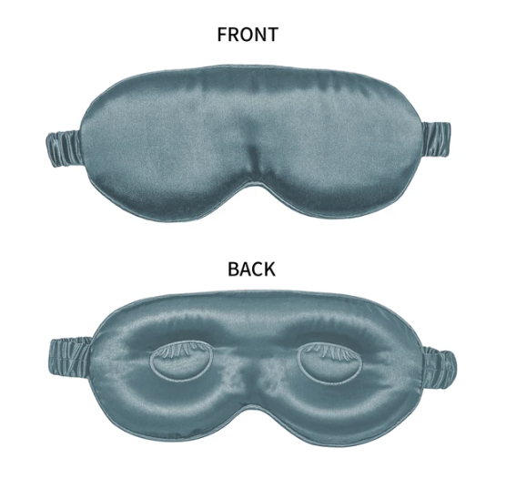 100% reine Maulbeerseidenschlafmaske, 3D-geformte, druckfreie Augenabdeckung, weiche Augenbinde für den Schlaf, luxuriöse Seidenschlafmaske