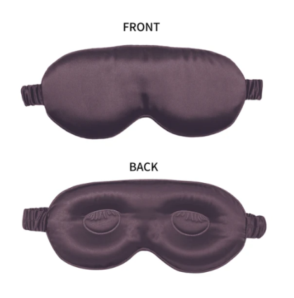 100% reine Maulbeerseidenschlafmaske, 3D-geformte, druckfreie Augenabdeckung, weiche Augenbinde für den Schlaf, luxuriöse Seidenschlafmaske