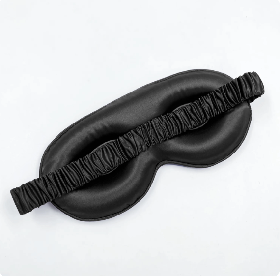 100% reine Maulbeerseidenschlafmaske, 3D-geformte, druckfreie Augenabdeckung, weiche Augenbinde für den Schlaf, luxuriöse Seidenschlafmaske