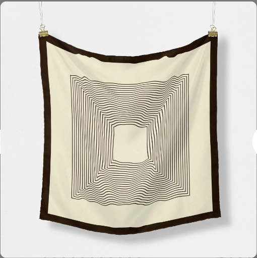 100% Maulbeerseide Schals Bedruckt 14MM Seidenkrepp Square Maßgeschneiderter Seidenschal
