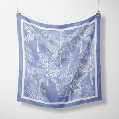 Großhandel bedruckter Seidenschal, mehrfach bedruckt, 100% Maulbeerseide Twill Schal 10MM Haar Seiden Square Bandana für Damen