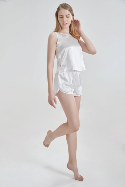 Shorts en 19 momme pour le gilet Ensemble