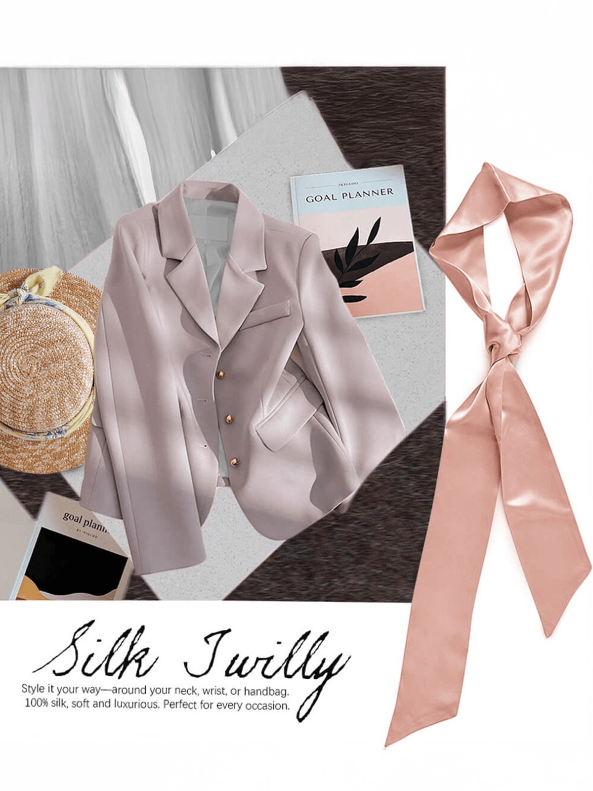 22Momme Seidenband – Vielseitig & Glänzend