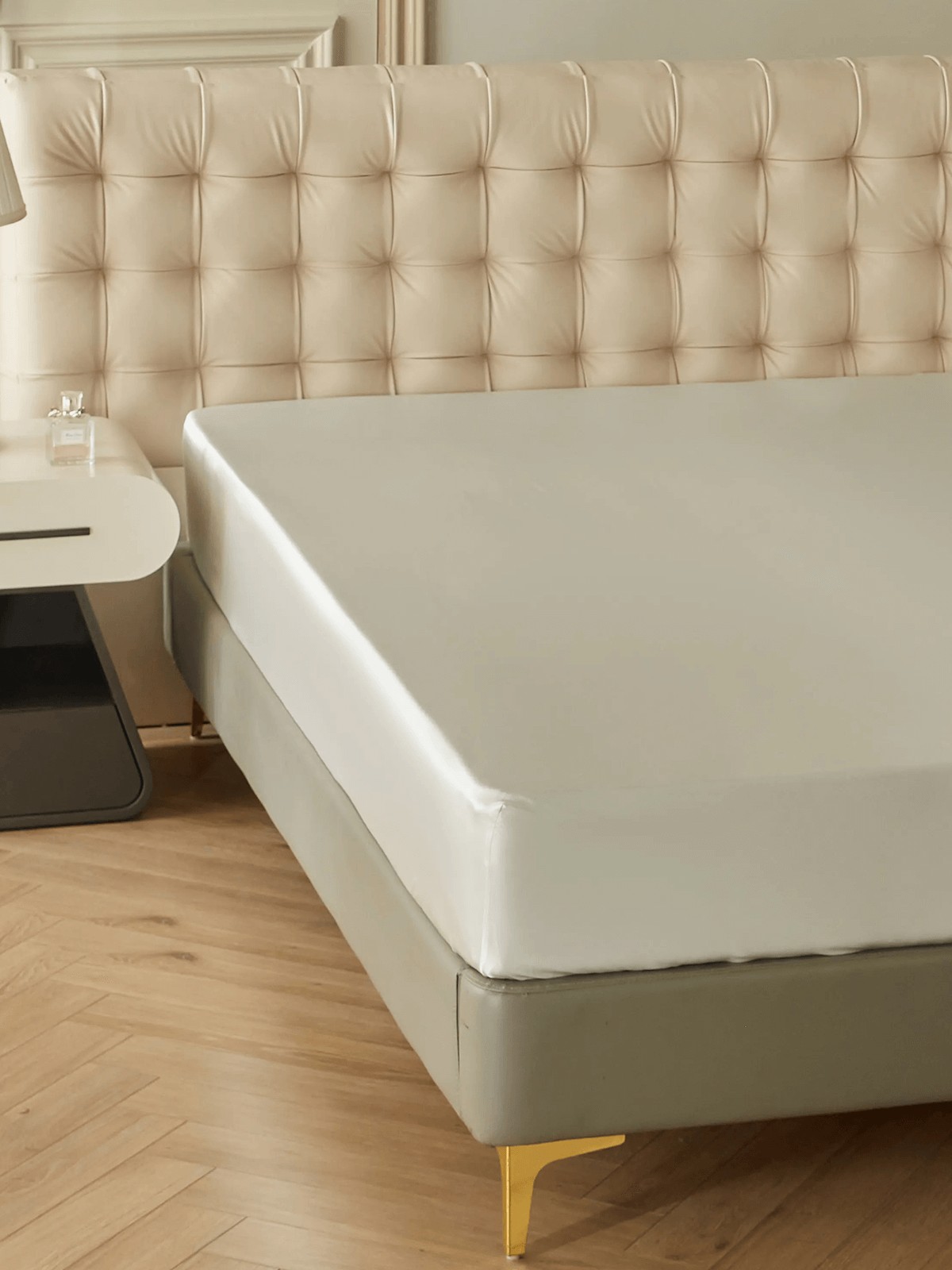 Drap-housse en Soie de Mûrier 19 Momme – Ajustement Parfait