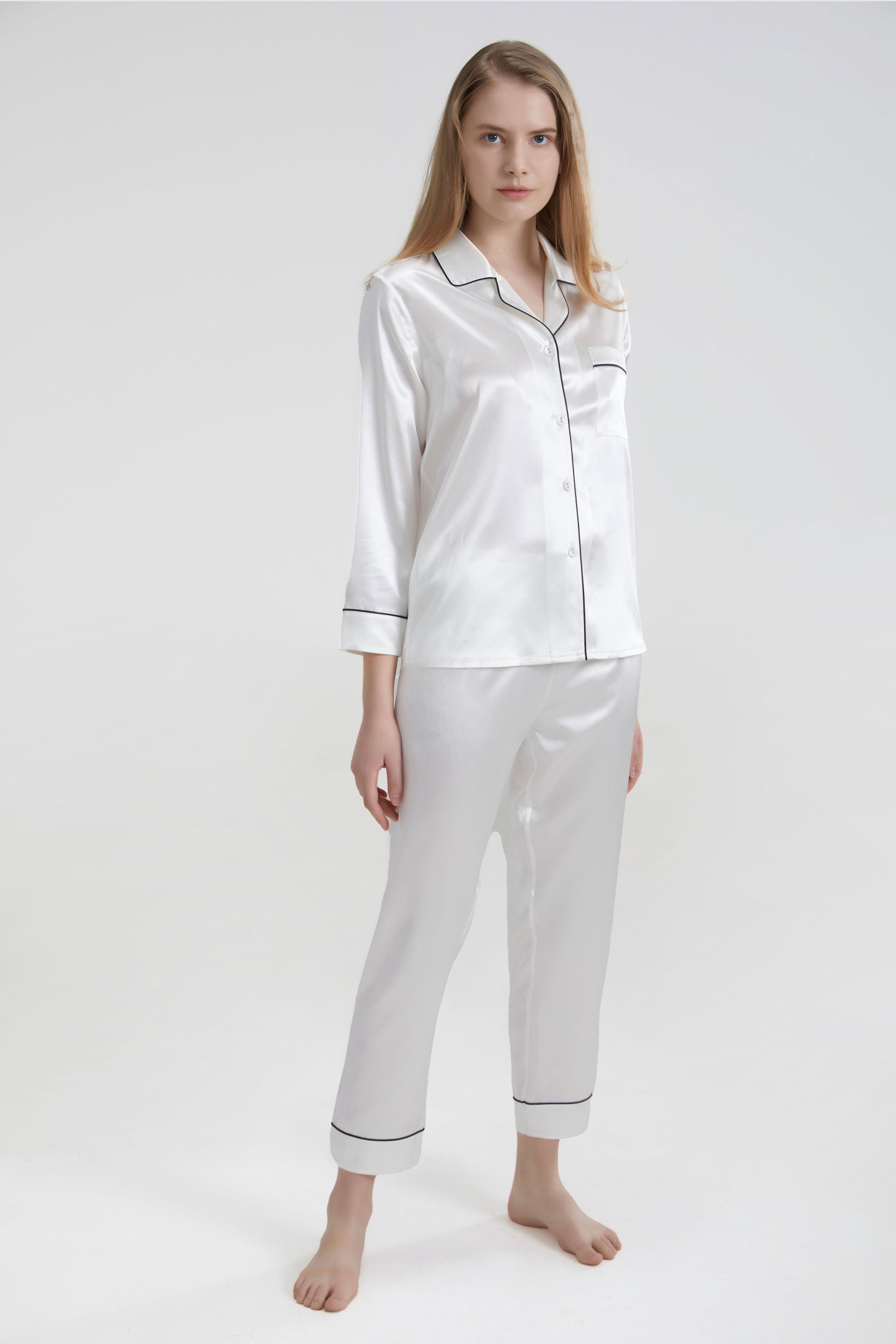 22 Momme Pyjama en chemise de soie