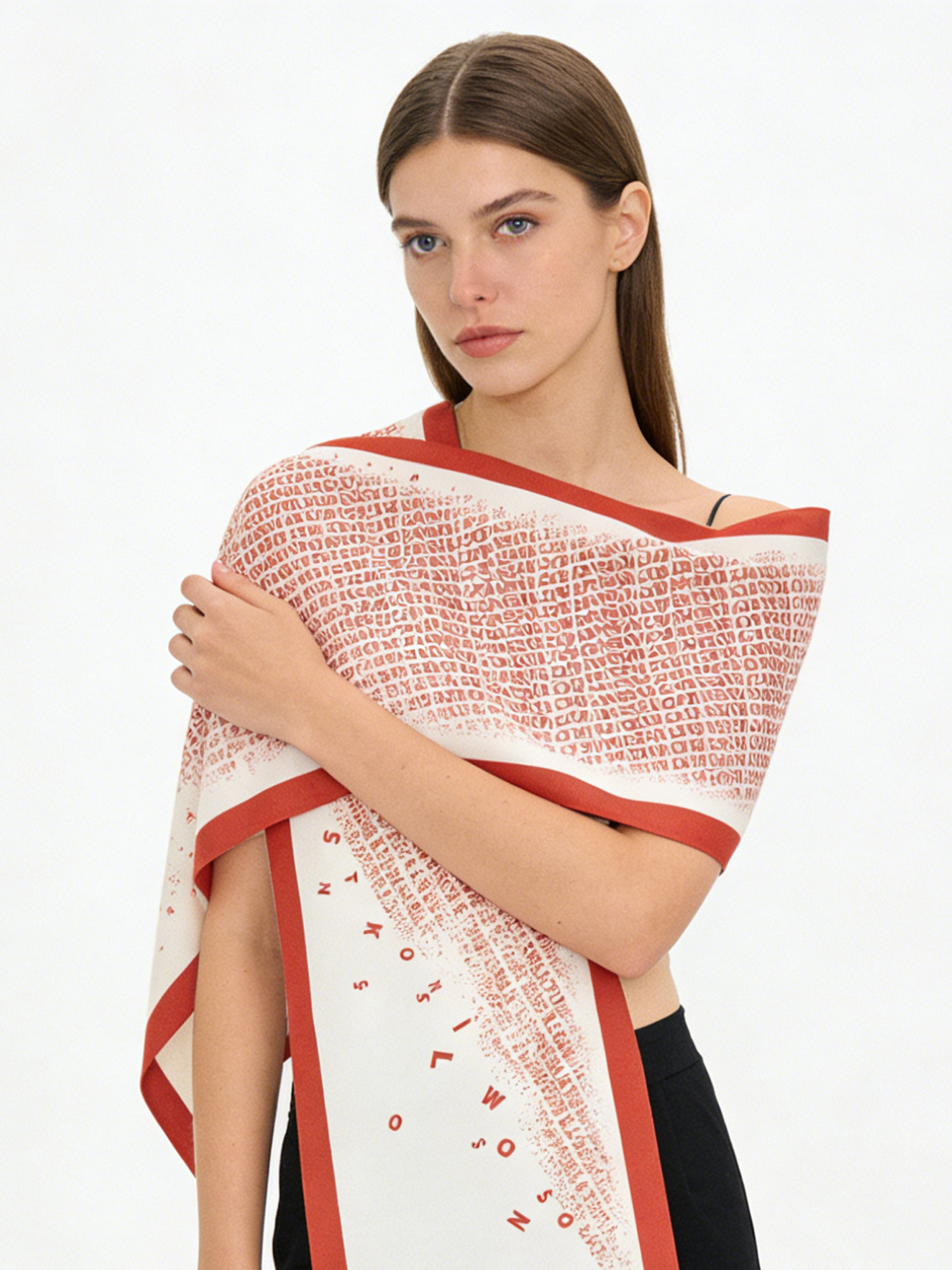 12Momme Townssilk Rechteckiges Kulturtuch,110*20cm