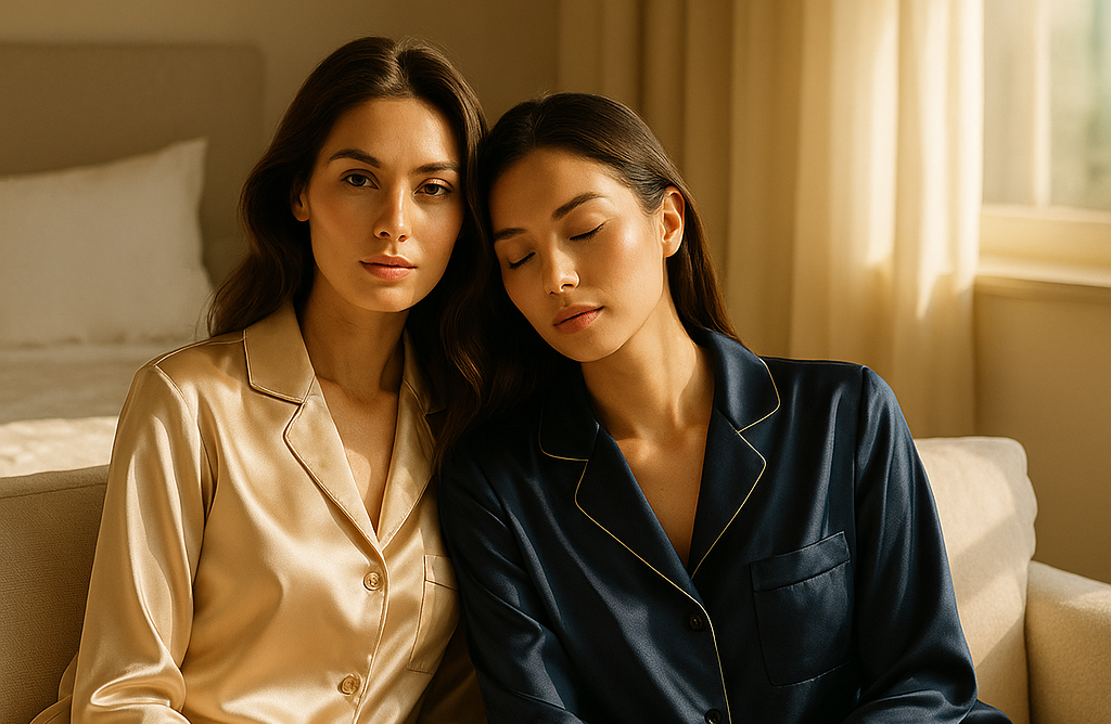 silk-vs-satin-sleepwear